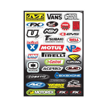 Factory Effex Stickervel Sponsor Kit C