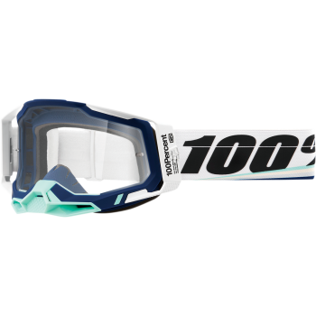 100% Crossbril Racecraft 2 Arsham Blue Clear