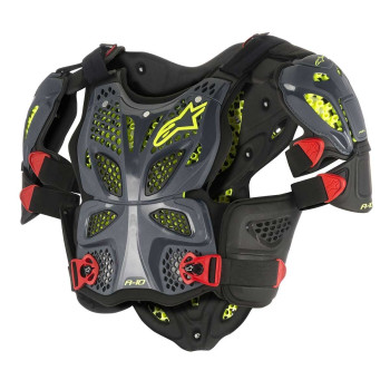 Alpinestars Body Protector A-10 Anthracite/Black/Red