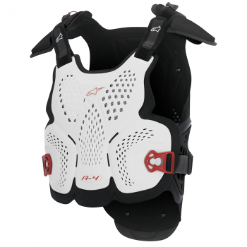 Alpinestars Chest Protector A-4 White/Red/Black