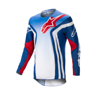 Alpinestars Cross Shirt Racer Semi Blue/Red