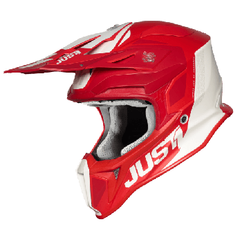 Just1 J18 Pulsar Crosshelm Red/white