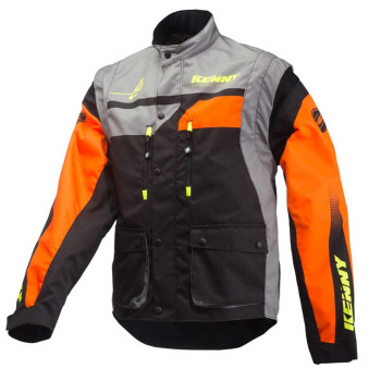 Kenny Track Enduro Jacket Orange/Grey