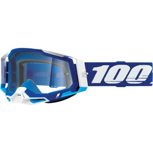 100% Crossbril Racecraft 2 Blue Clear