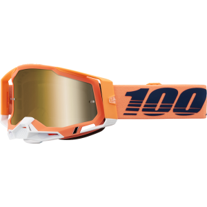 100% Crossbril Racecraft 2 Coral Mirror Gold