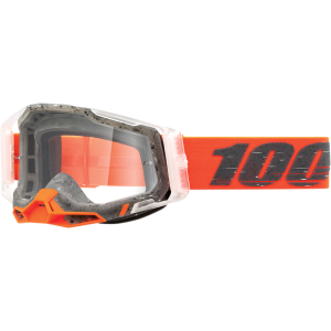 100% Crossbril Racecraft 2 Schrute Clear