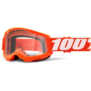 100% Crossbril Strata 2 Orange/Clear