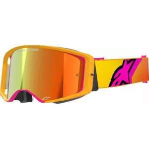 Alpinestars Supertech Crossbril Corp ABS Yellow/Pink