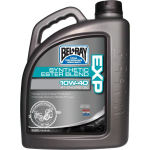 Bel-Ray EXP Synthetic Ester Blend 4T Oil 10W-40 4 Liter 
