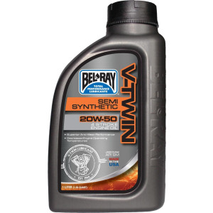 Bel-Ray V-Twin Semi-Synthetic Motor Oil 20W-50 1 Liter
