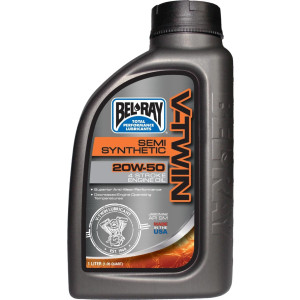 Bel-Ray V-Twin Semi-Synthetic Motor Oil 20W-50 1 Liter