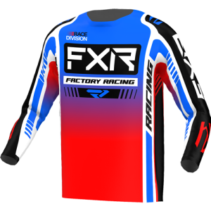 FXR Clutch Pro Cross Shirt Red/Blue